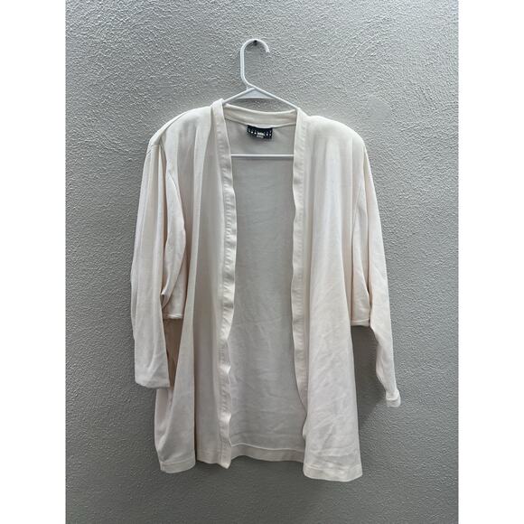 Rosemary Brantley Womens Cover Up Size Small Pink Long Sleeve Open Front - Picture 1 of 13